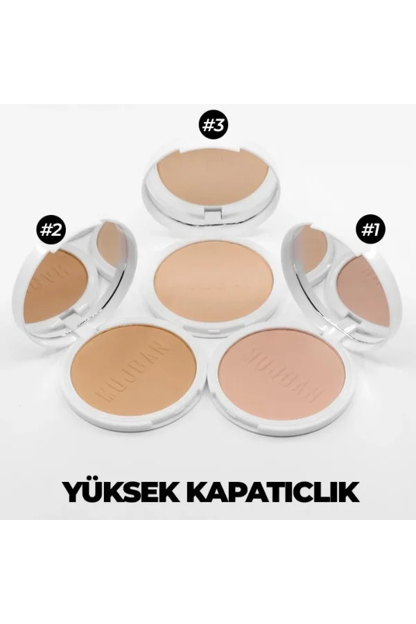 3lü Profesyonel Mat Pudra Seti