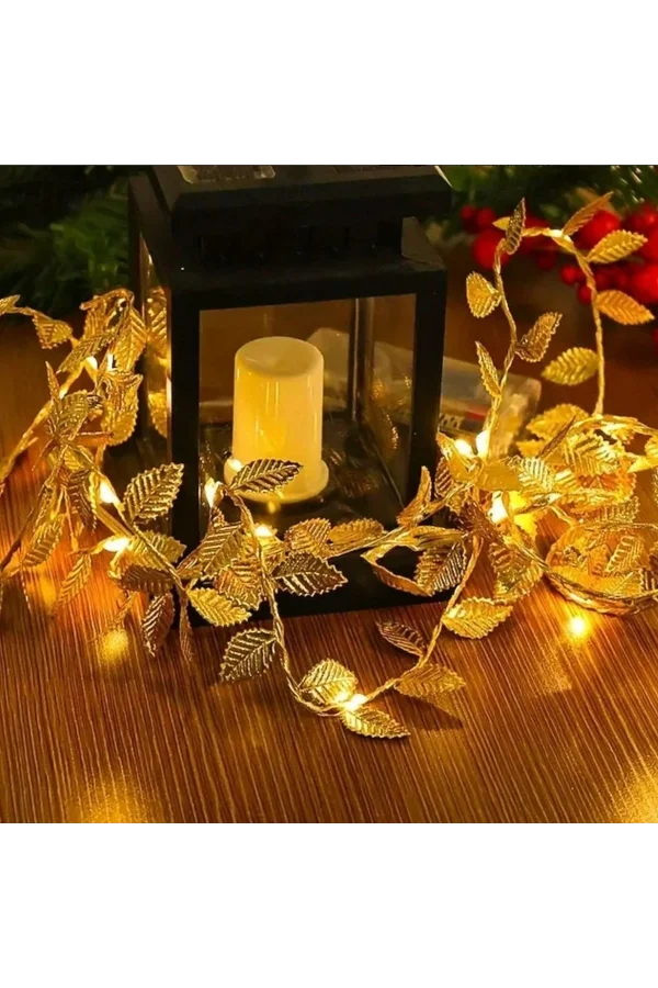 3 Metre Yaldızlı Gold LED Işık