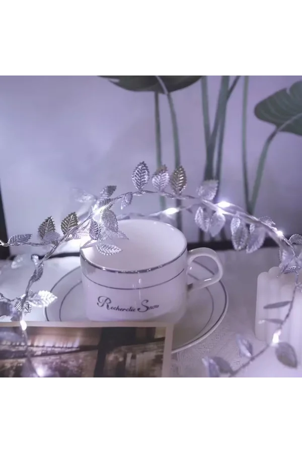 3 Metre Yaldızlı Gümüş LED Işık