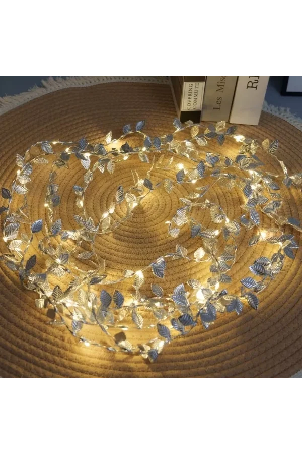 3 Metre Yaldızlı Gümüş LED Işık