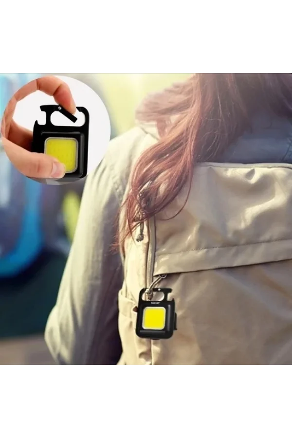 30 Ledli  Mıknatıslı Mini Anahtarlık Flash Kamp Lambası