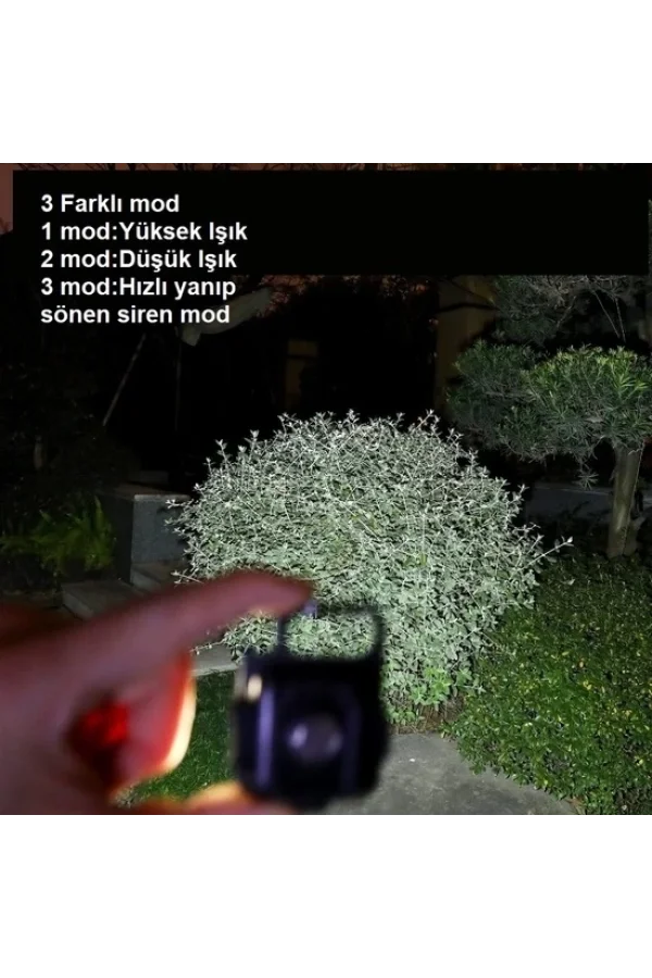 30 Ledli  Mıknatıslı Mini Anahtarlık Flash Kamp Lambası