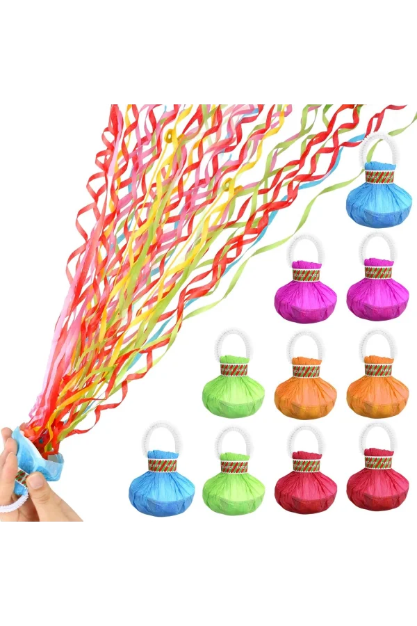 30 Şeritli  5 Metre Uzayan Şerit Konfeti