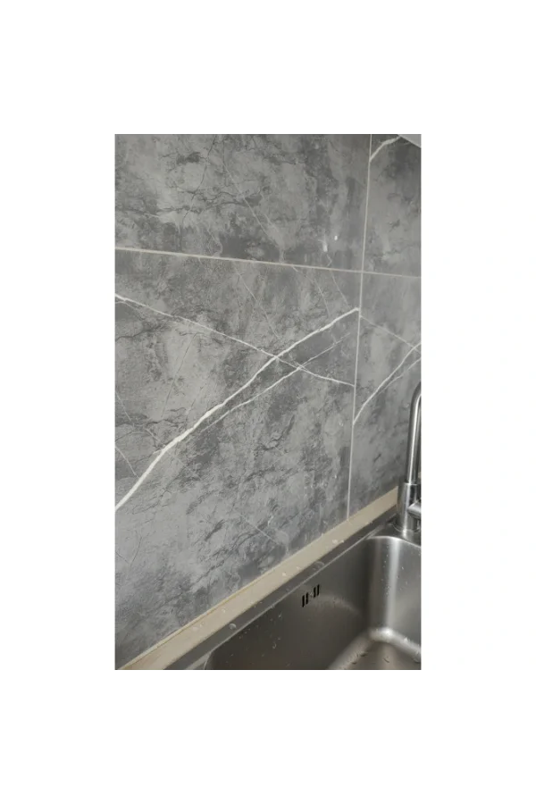 30x30 Antrasit Mermer Desenli Duvar Sticker