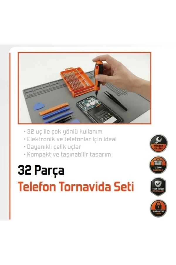 32 Parça Telefon Tamir Mini Tornavida Seti