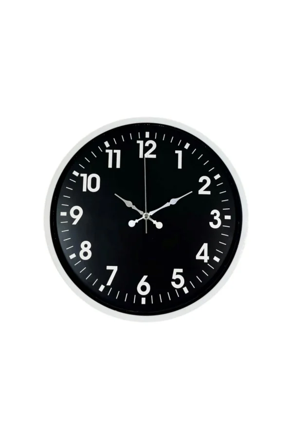 36 Cm Beyaz Dekoratif Duvar Saati