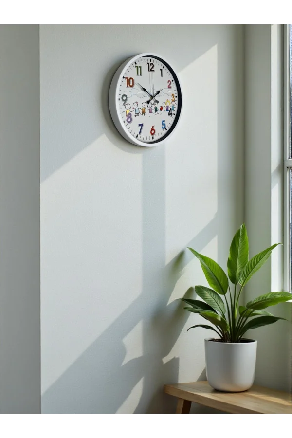 36 Cm Çocuk Odası Duvar Saati