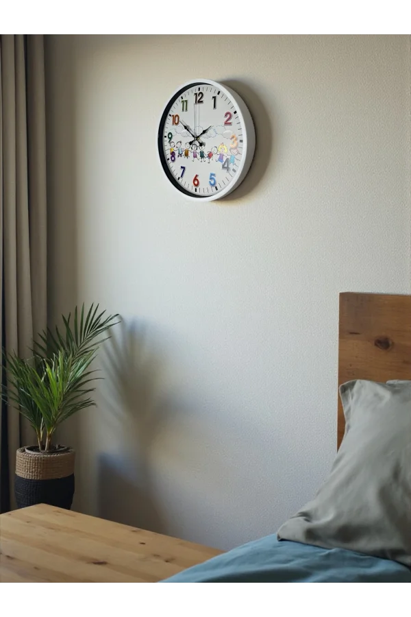 36 Cm Çocuk Odası Duvar Saati