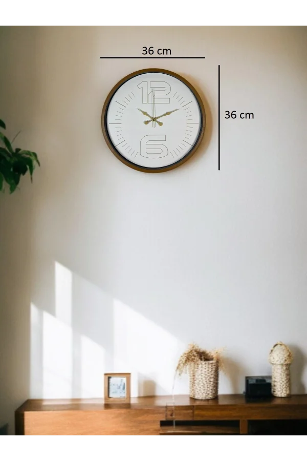 36 Cm Dekoratif Duvar Saati