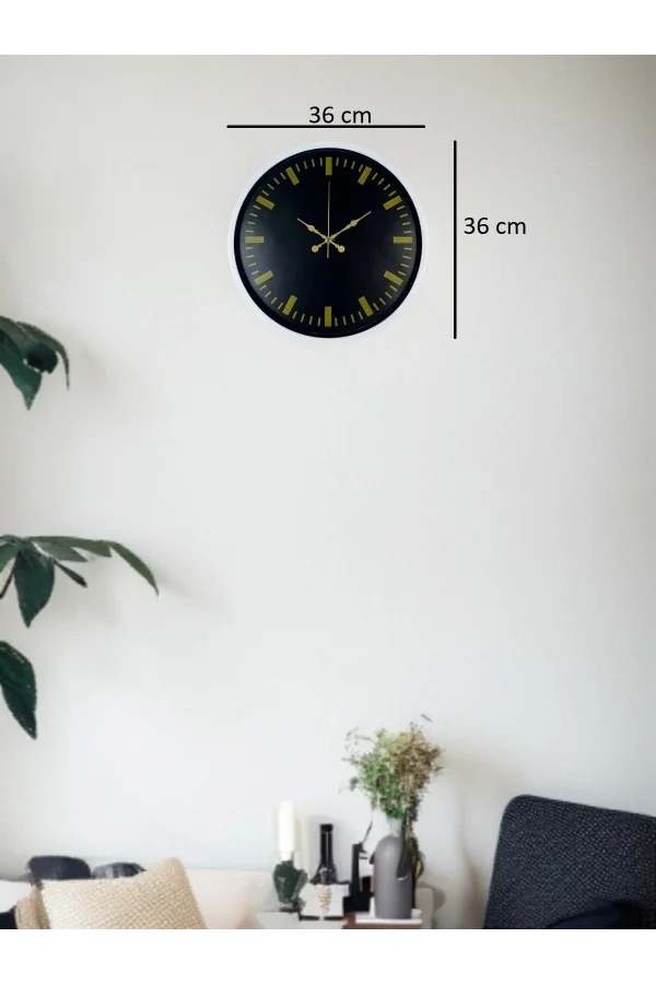 36 Cm Dekoratif Duvar Saati