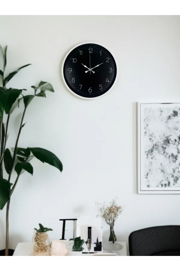 36 Cm Dekoratif Sade Duvar Saati