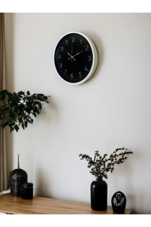 36 Cm Dekoratif Sade Duvar Saati