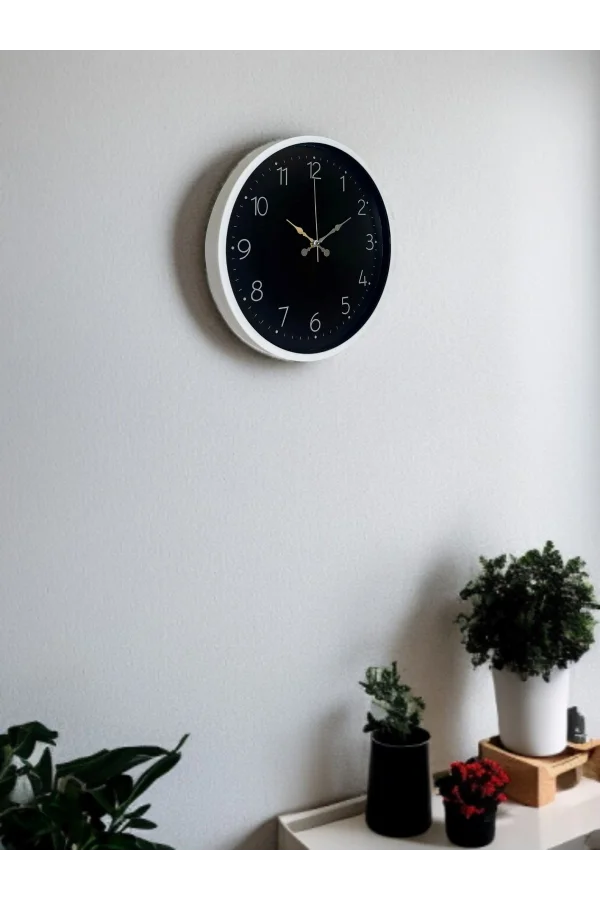 36 Cm Dekoratif Sade Duvar Saati