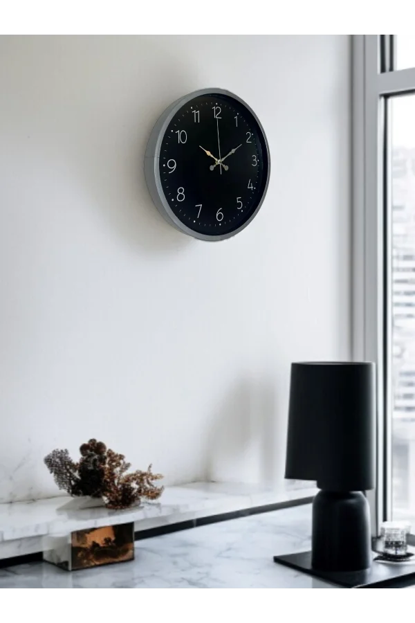 36 Cm Sade Dekoratif Duvar Saati