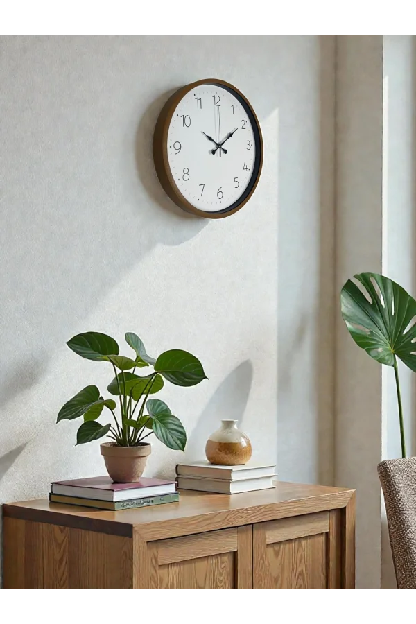 36 Cm Sade Dekoratif Duvar Saati