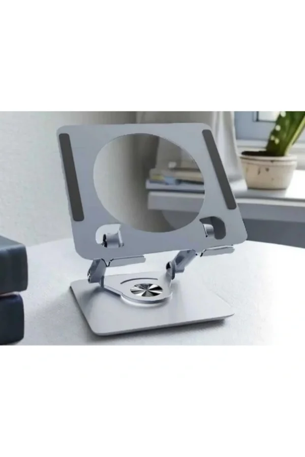 360 Derece Dönebilen Yükseltilmiş Masaüstü Ayarlanabilir Metal Tablet Standı