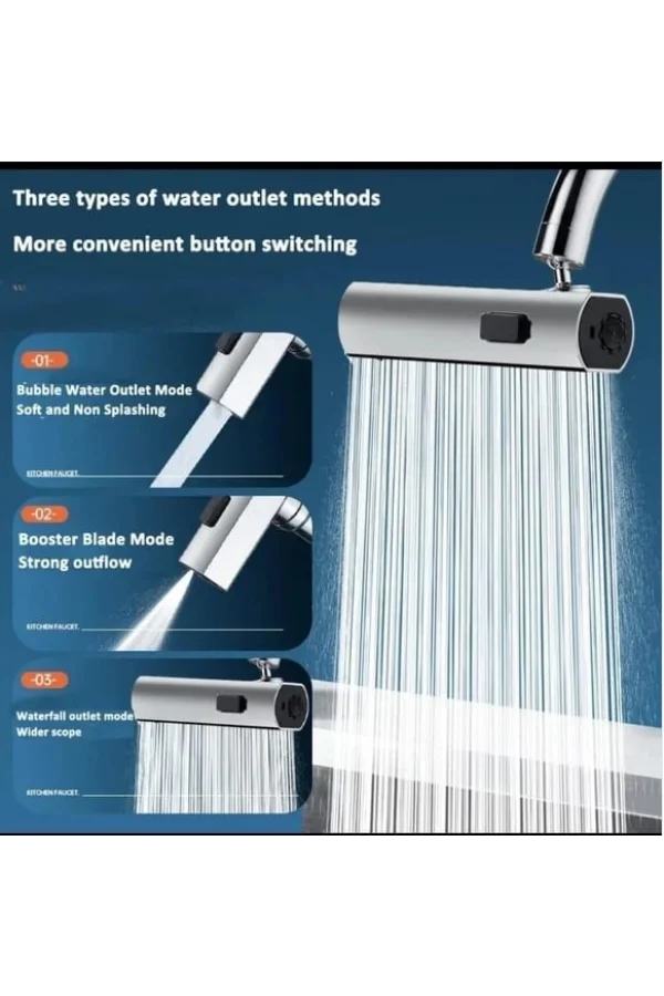 360 Derece Döner Musluk Başlığı