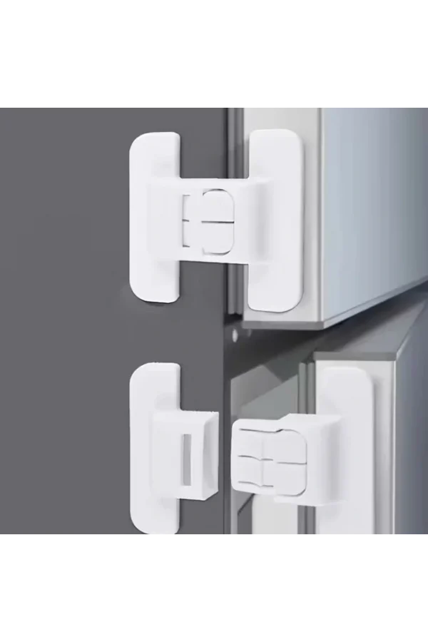 4 Adet Buzdolabı Çekmece ve Dolap Kapağı Çocuk Kilidi