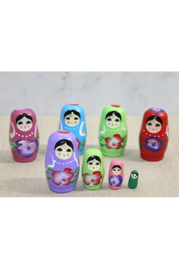 4lü Ahşap Matruşka Seti