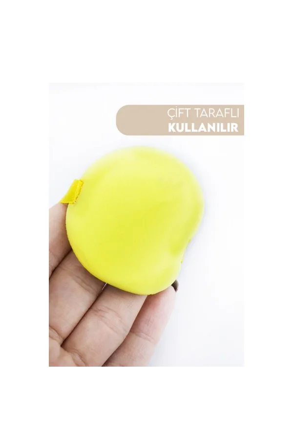 4lü Tutmalı Pudra Makyaj Süngeri Puf Seti