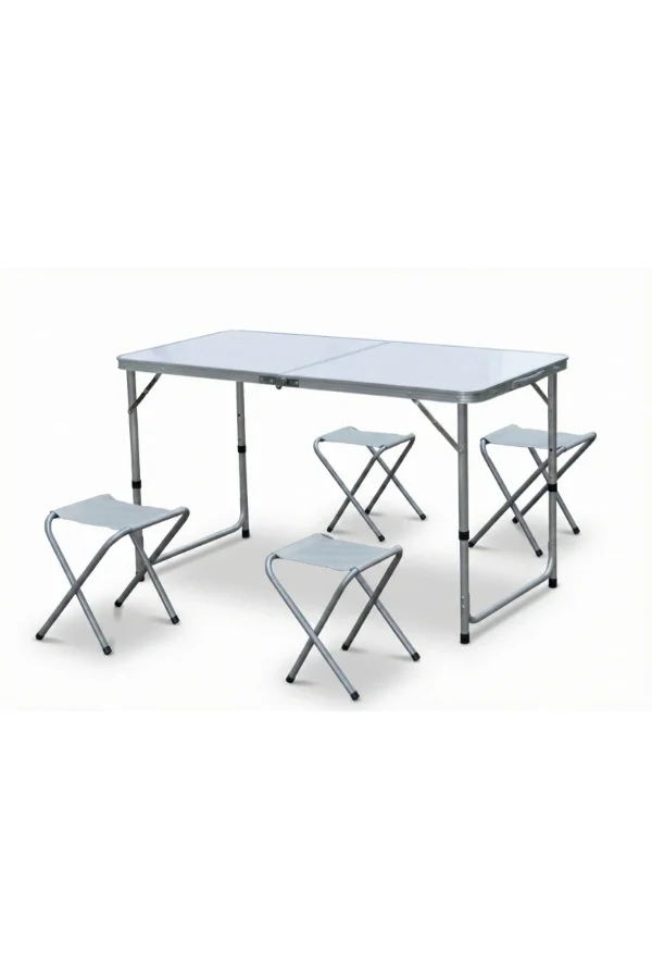 4 Sandalyeli Katlanabilir Masa Seti