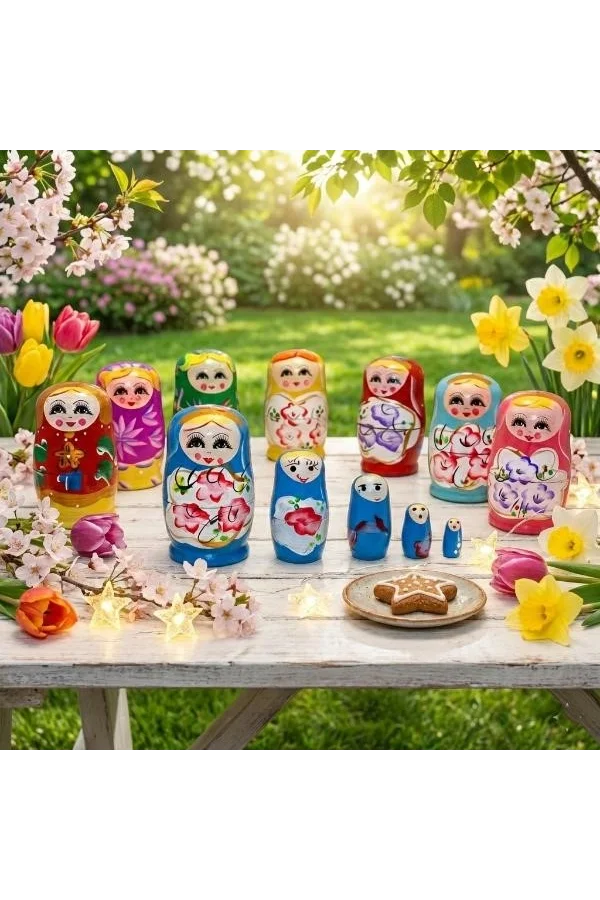 5li Ahşap Matruşka