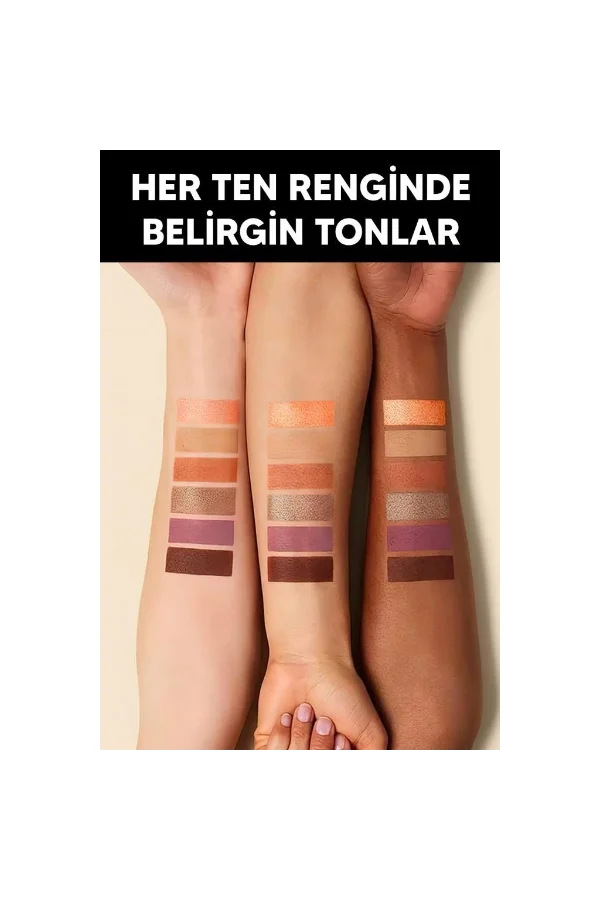 54lü Mat Sedefli Far Paleti