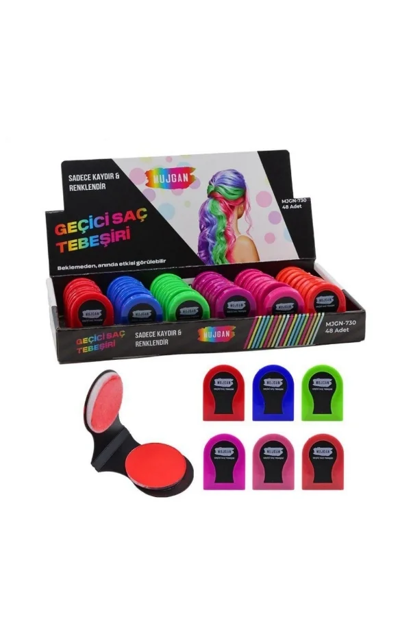 6lı Geçici Saç Tebeşiri Seti