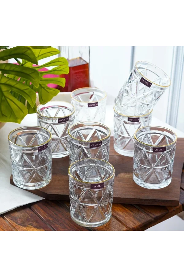 6lı Kristal Meşrubat Bardağı 300 ml