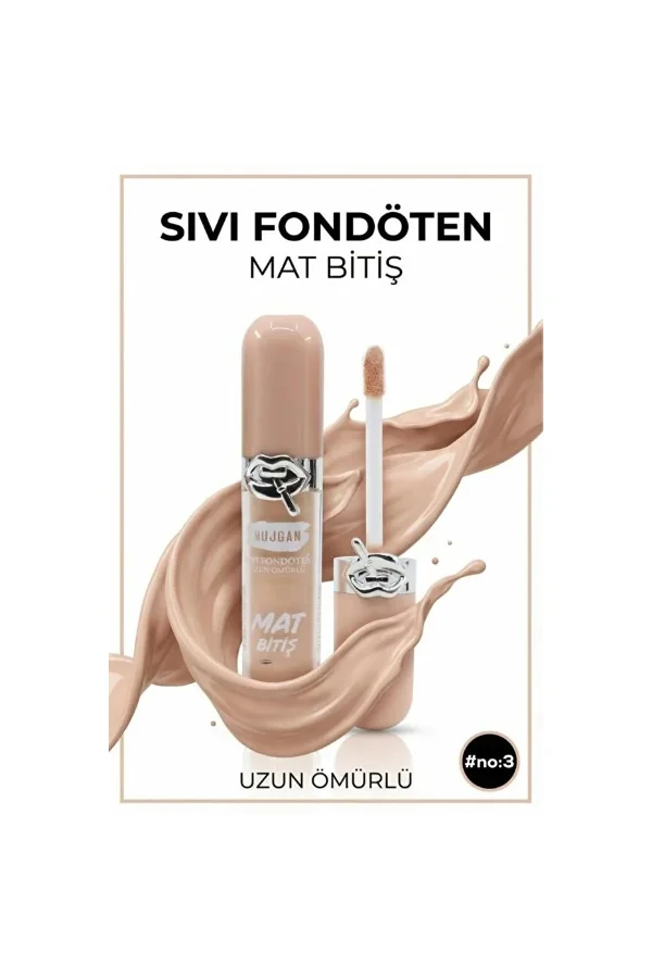 6lı Mat Bitişli Fondöten Seti