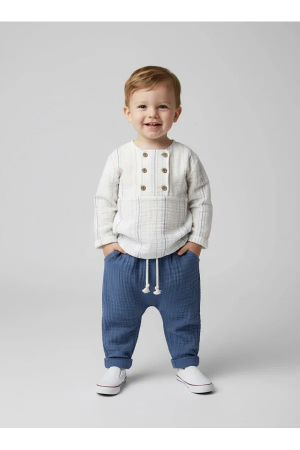 Muslin Kumaş İkili Takım