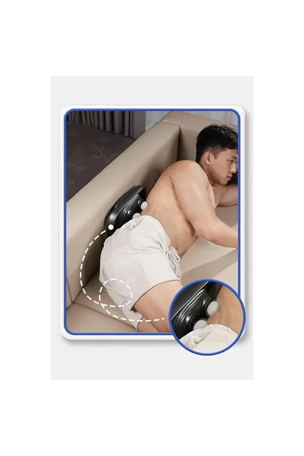 8 Başlıklı Şarjlı Isıtmalı Masaj Aleti