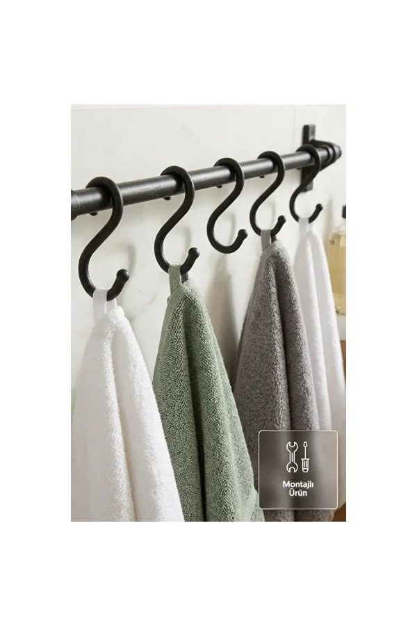 8 Kancalı Yapışkanlı Askı Aparatı