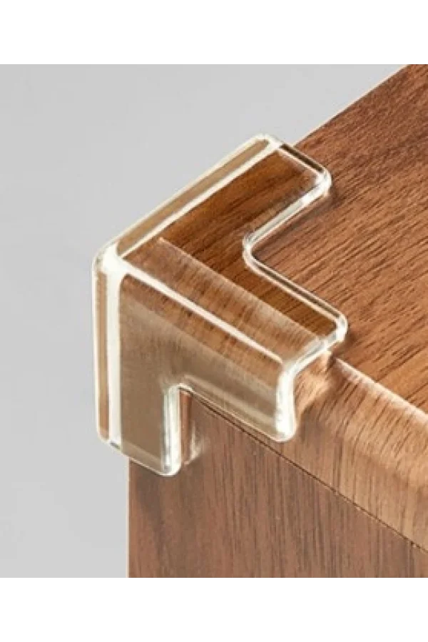 8li Set Silikon Şeffaf Masa Kenarı Koruma Aparatı