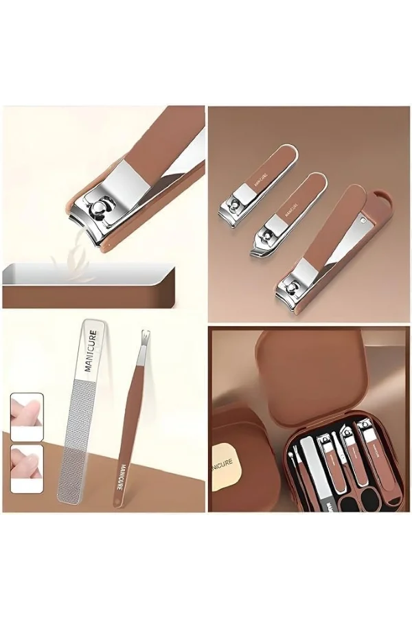 8 Parça Çantalı Manikür Seti