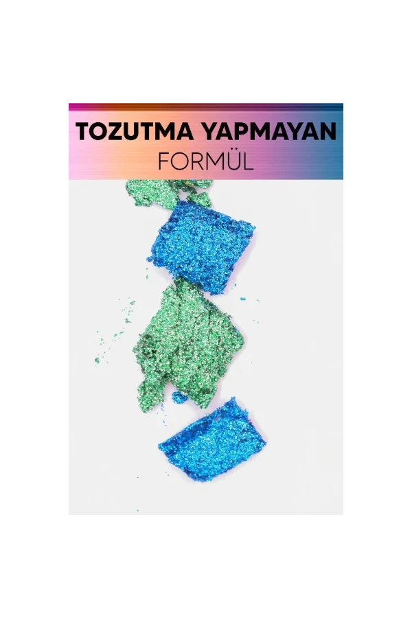 8 Renk Yaz Glitter Far Paleti - 2li Set