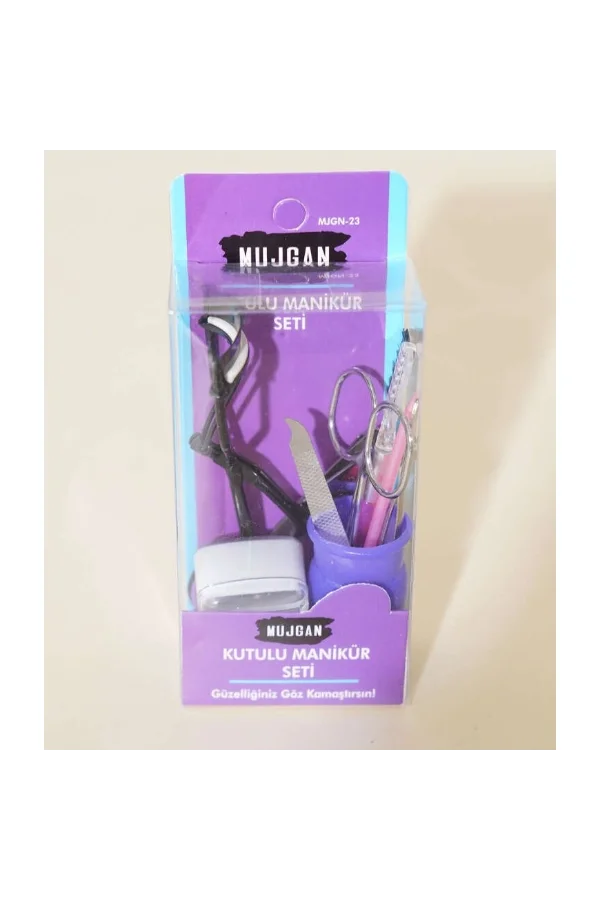 9 Parça Kutulu Manikür Seti