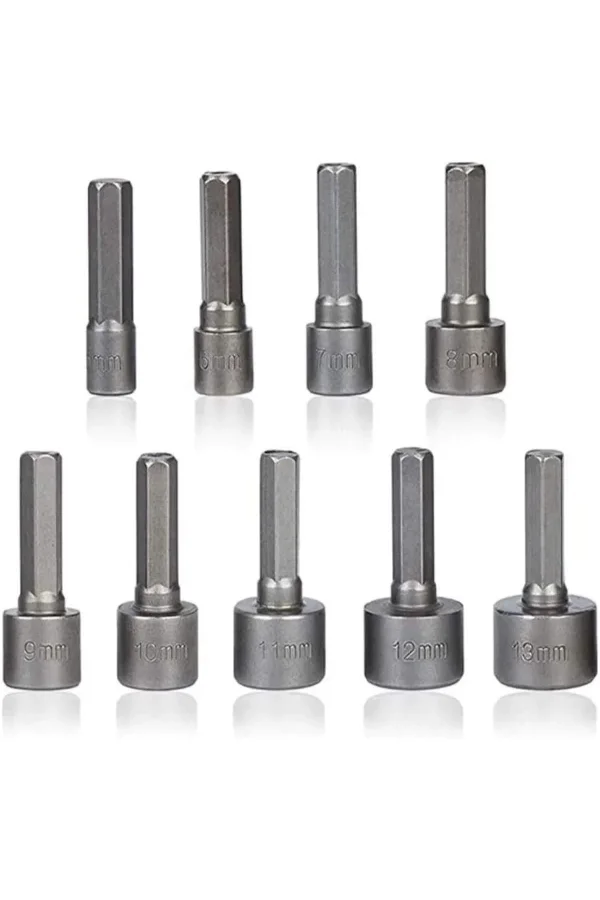 9 Parça Manyetik Somun Adaptörü