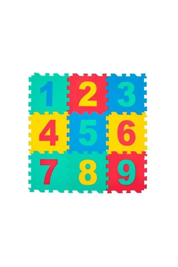 9 Parça Sayılar Puzzle Yer Matı