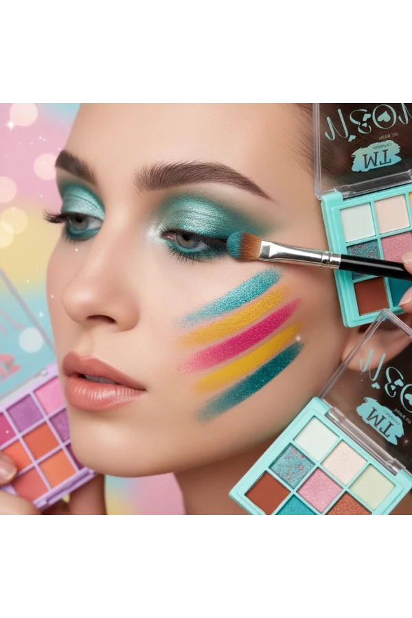 9 Renkli Far Paleti - 3lü Set