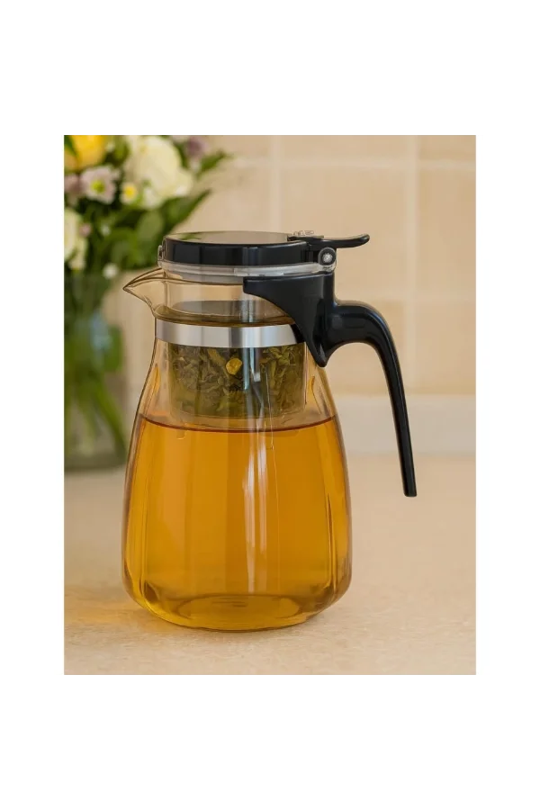 900 ml Süzgeçli Cam Sürahi