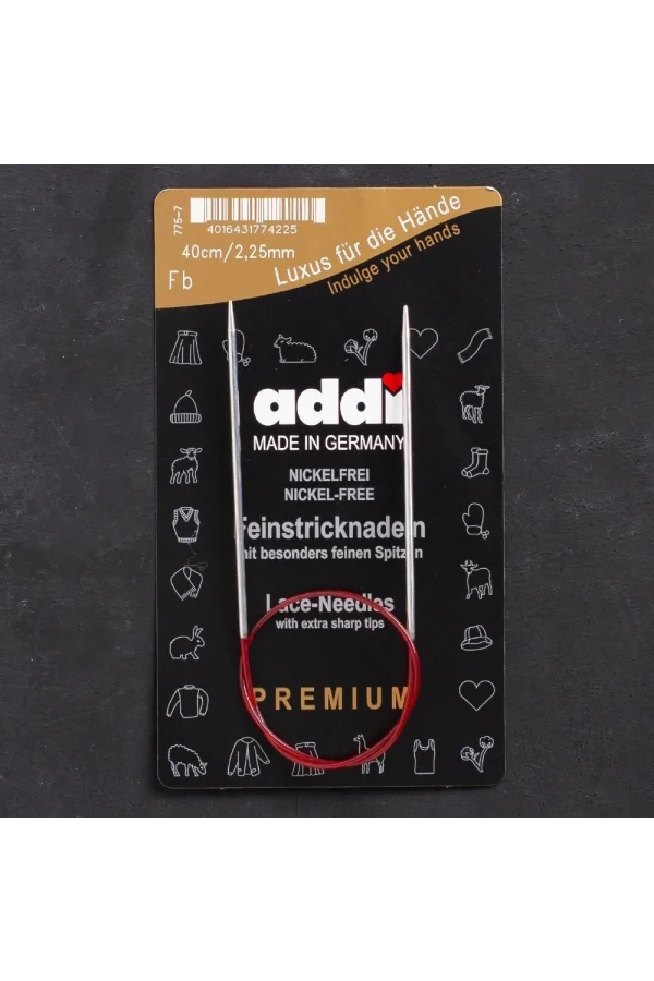 Addi 2.25mm 40cm Misinalı Dantel Şişi - 775-7