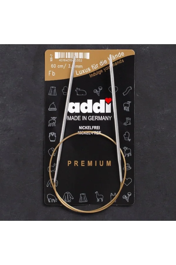 Addi 3,5mm 60cm Klasik Misinalı Şiş - 105-7