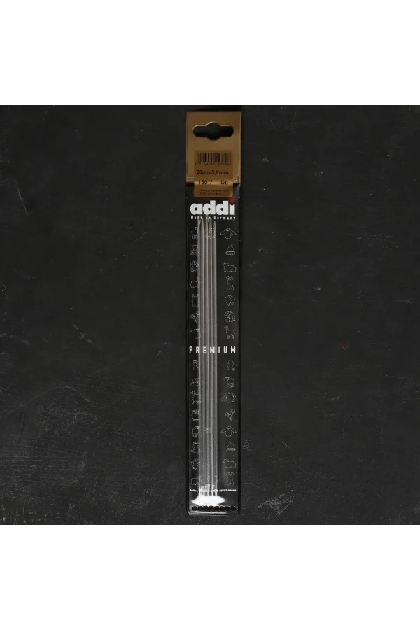 Addi 3mm 20cm Çelik Çorap Şişi - 150-7