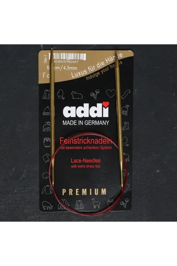 Addi 4,5mm 60cm Klasik Misinalı Dantel Şişi - 755-