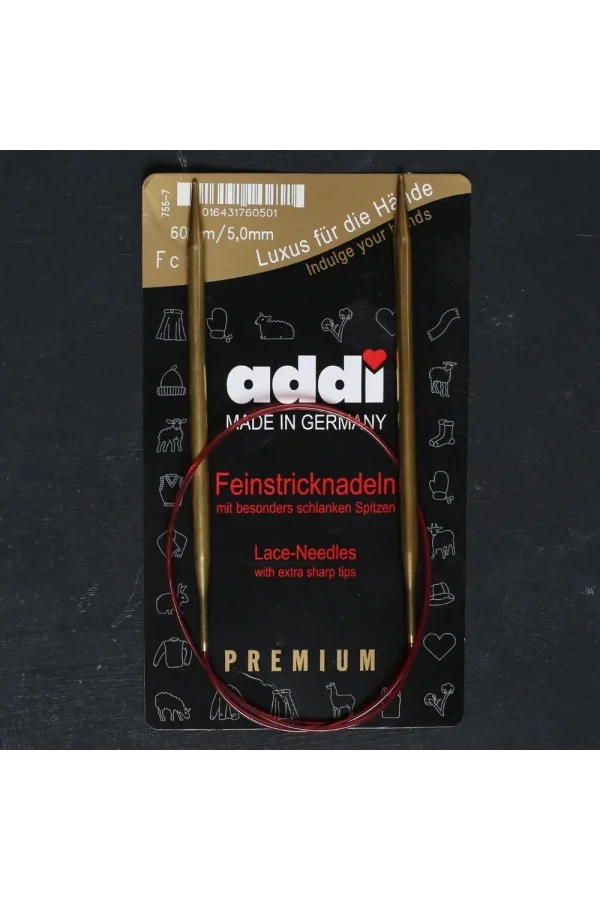 Addi 5mm 60cm Klasik Misinalı Dantel Şişi - 755-7