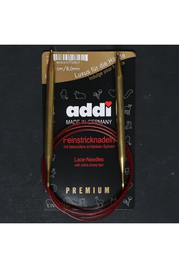 Addi 8 mm 120 cm Misinalı Dantel Şişi - 755-7