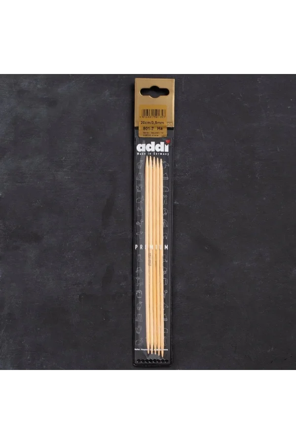 Addi Bambus 3,5mm 20cm Bambu Çorap Şişi - 501-7