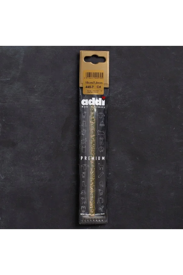 Addi Champagner 7mm 15cm Plastik Simli Yün Tığ - 4