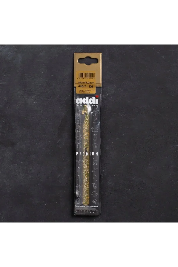 Addi Champagner 9mm 15cm Plastik Simli Yün Tığ - 4